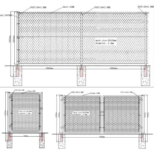 Wholesale chain link fence price, used chain link fence for sale