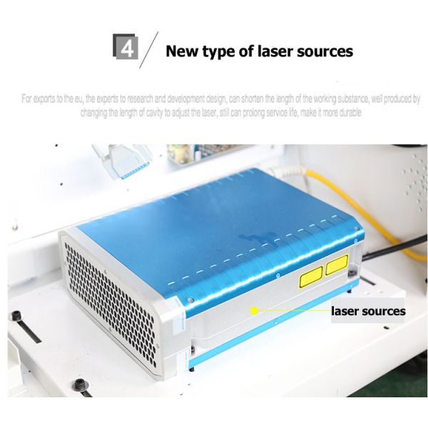 High Accuracy 20W Fiber Laser Etching Machine , Compact Metal Engraving Machine