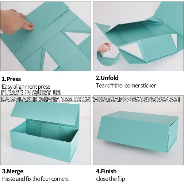 Promotional Package, Flap Lid Packaging Cardboard Bespoke Custom Folding Boxes Magnetic Closure Gift Box