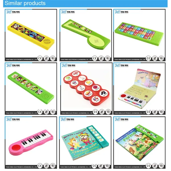Customized Size ABS Material Sound Book CE Certified Educational Toy Talking Book