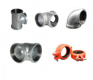Buy cheap Galvanized Malleable Cast Iron Fittings Iron 90 Elbow Coupling for Long-Lasting Pipes product