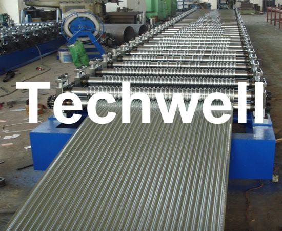 Quality Corrugated Profile Roofing Sheet Roll Forming Machine With Hydraulic, PLC System for sale