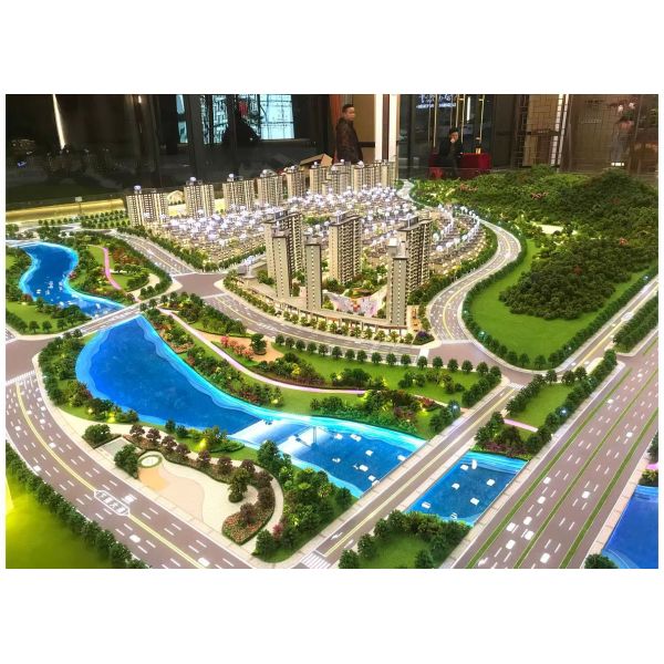 Residential Commercial 1:100 Scale Buildings Architectural Model Display Customized