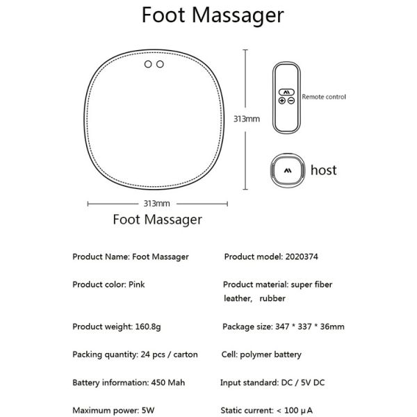 New style korea japan TENS therapy electric ems foot massage machine for blood circulation