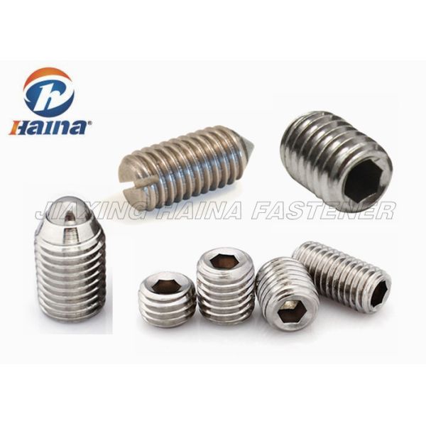 Carbon Steel / Stainless Steel Machine Screws Singlem Thread DIN914 M3 - M8
