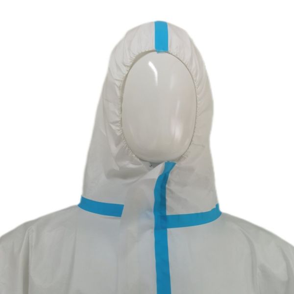 PPE Disposable Protective Coveralls Nonwoven White CE Coverall