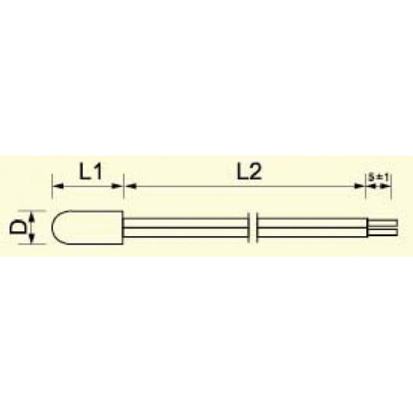 CQC Certificated Waterproof CWF Precision Custom NTC Temperature Sensor 10KOHM 3950 For HVAC and Refrigeration