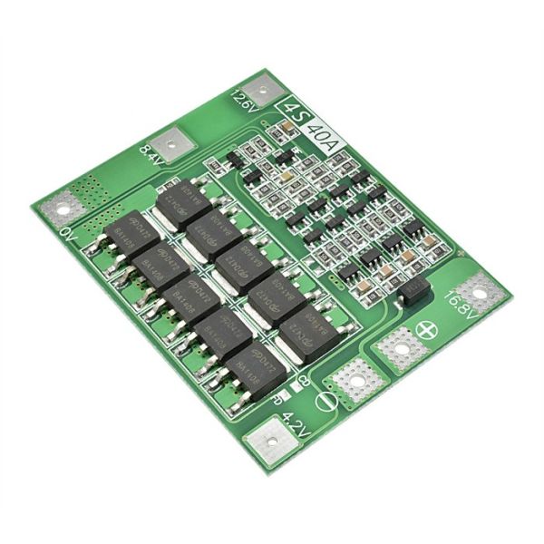 4S 40A Li Ion Lithium 18650 Charge Board PCB BMS