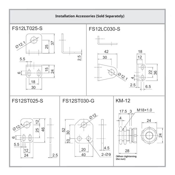 IP67 Protection Class CNC Machinery Normally Open Magnetic Proximity Sensor Switch With M12 Screws ZPS023H