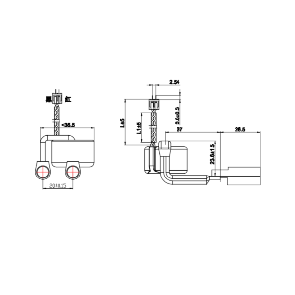 U Type Brass Terminal 3 Phase Current Transformer Double Hinge 2000T with Busbar