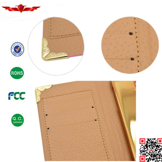 Newest 100% Qualify Luxury Genuine Crocodile Leather Wallet Cover Cases For HTC ONE M8
