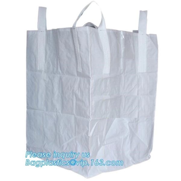 PP woven flexible big bag with baffle and brace inside for packing 2000kg iron ore with high UV treated, bagplastics,