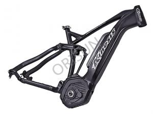 Buy cheap 29er CX Full Suspension Ebike Frame , Custom E Bike Frame With 148 X 12 Dropout product