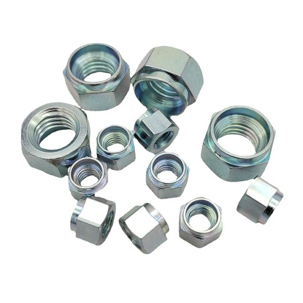 Carbon Steel Galvanized Hex Self Clinching Nuts Precision Knurled Fasteners M3-M10