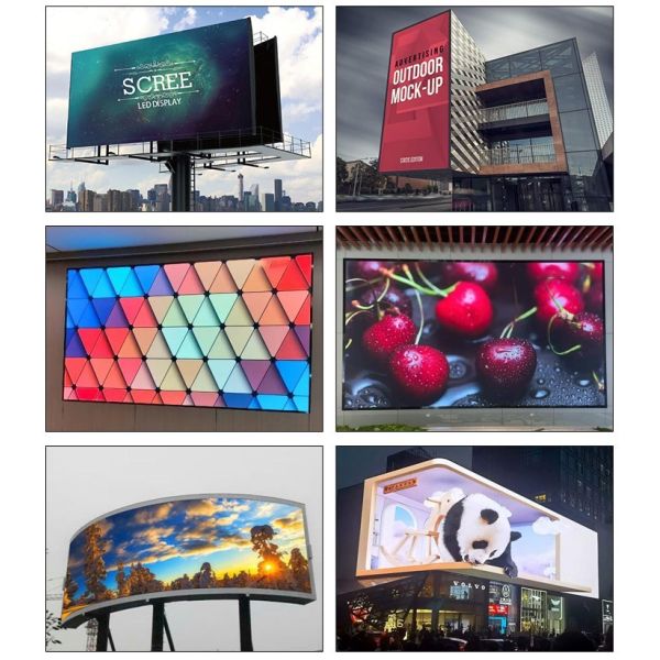 Customized Outdoor Fixed LED Display 3D LED Billboard Display For Advertising