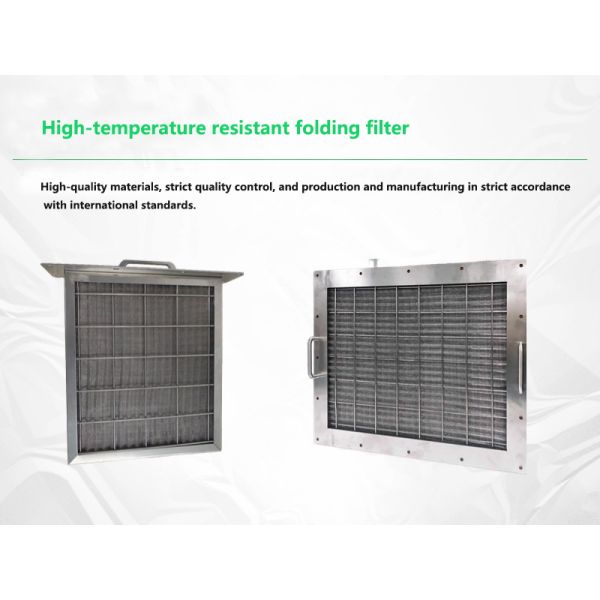 Customizable High Temperature Air Filter Equipped With High Temperature Resistant Silicone Sealant And Temperature Resistant Filter Cotton Media
