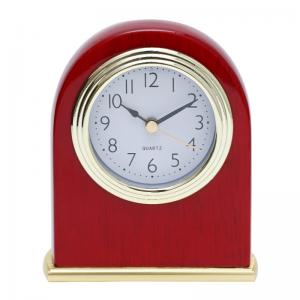 Buy cheap Red Rosewood Desk Clock Hotel Guest Room Supplies Hotel Alarm Clock product