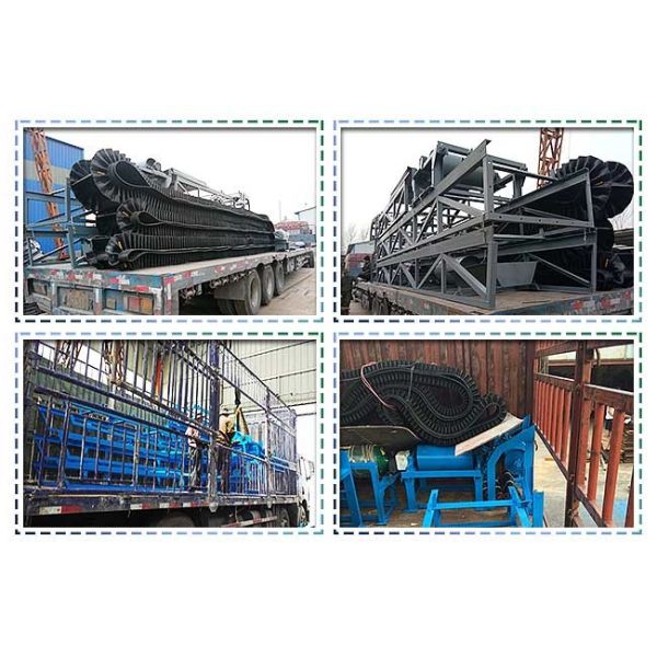 Pulley Drive Sidewall Belt Conveyor