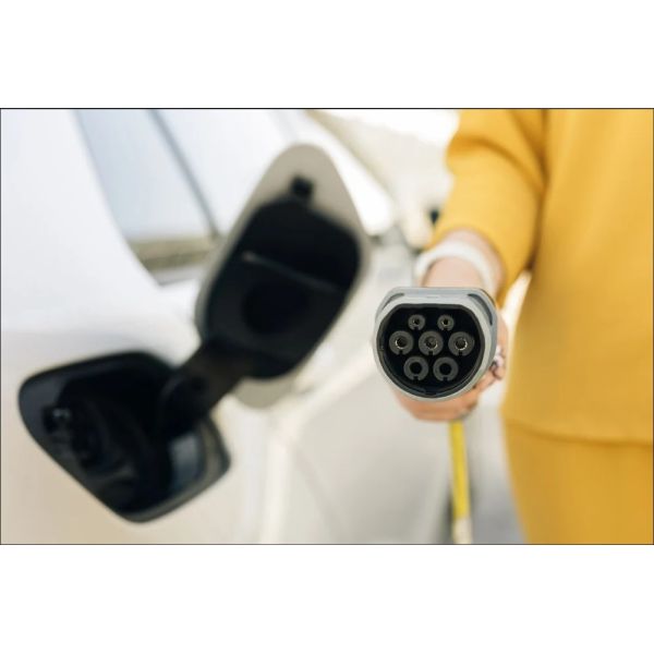 Black Type2 To Type2 EV Charger Cable 32A 11kw 3 Phase With Silicone Jacket