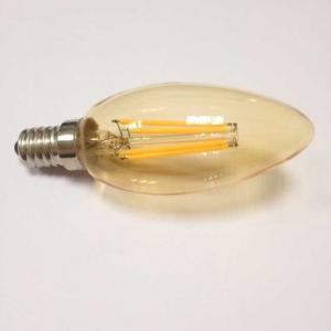 China tea color glass LED filament c35 candle bulb light vintage sytle Edison lamp E12 SES on sale