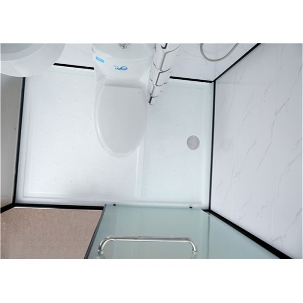 Shower Cabins White Acrylic ABS Tray 1700*1200*2150mm black aluminium