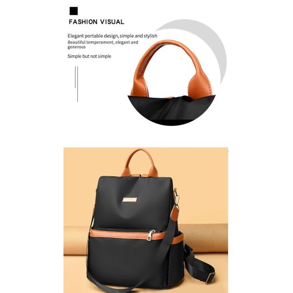 Trapezoid Design Loungefly Unisex Solid Color Hiking Shoulder Backpack for School