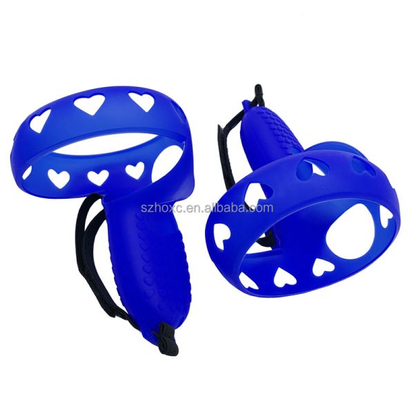 Silicone Protective Cover HOXC Compatible Controller Cover For Search 2 , Anti-Throw VR Oculus Protective Grip Controller With Wrist Knuckle Strap