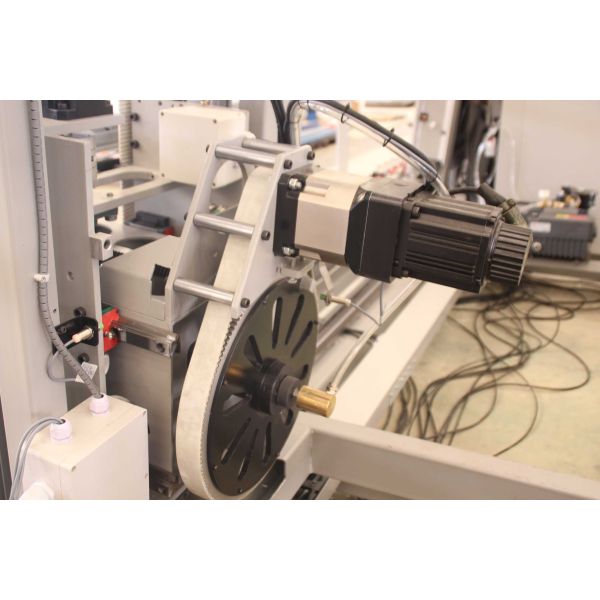 Vertical insulating glass automatic install spacer machine