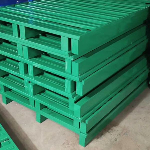 2 Way Entry Type Warehouse Steel Pallet Hot Dip Galvanized Custom Capacity