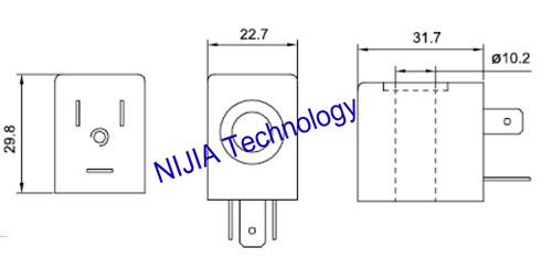 High Pressure Pneumatic Solenoid Coil Φ10.2 for 4V Magnetic Valve Series