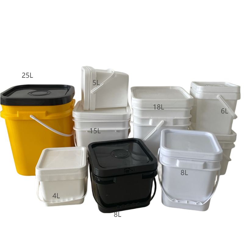 China Plastic Bucket Factory Supply Mini Clear Plastic Container Pail