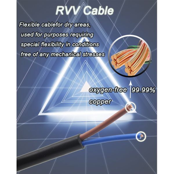 RVV RVVP 4 Core Power Cable 1.5mm Shielded Flexible Electrical Wire For Household Appliances