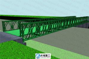 Compact-200 Bailey Bridge exported to worldwide span up to60.96meters