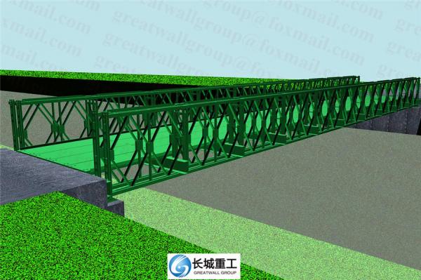 Quality Compact-200 Bailey Bridge exported to worldwide span up to60.96meters for sale