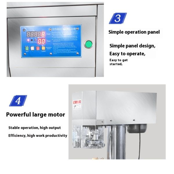 Vertical Tin Can Sealer Commercial Semi-Automatic Can Sealing Machine for Plastic can aluminium can