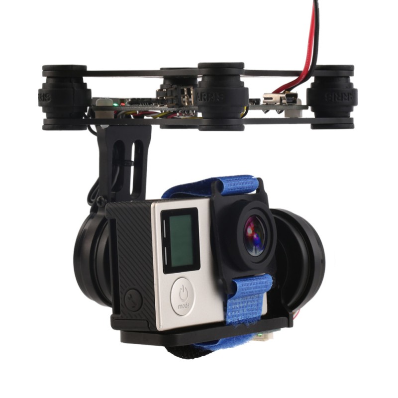 RTF 2 Axis Brushless Gimbal Camera With 2208 Motors BGC Controller Board Support SJ4000 3 4 For Rc Drone