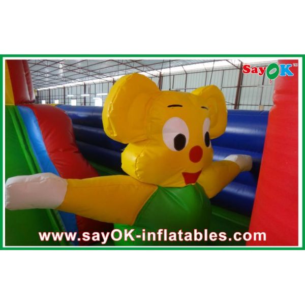 Oxford Cloth / PVC Outdoor Inflatable Bouncy Castle For Amusement Park