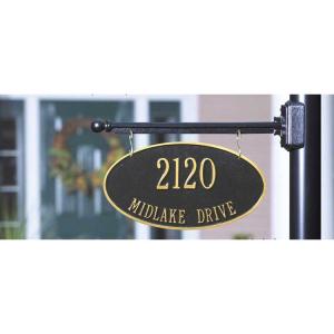 China Custom Recycled Aluminum Reflective House Numbers Mailbox Rustfree Two Sided on sale