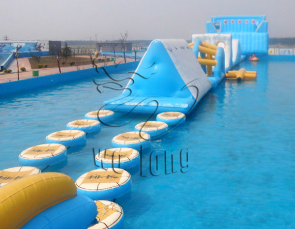 inflatable water obstacle course for sale, inflatable floating obstacle