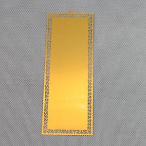 China Sublimation Gold Book Mark on sale
