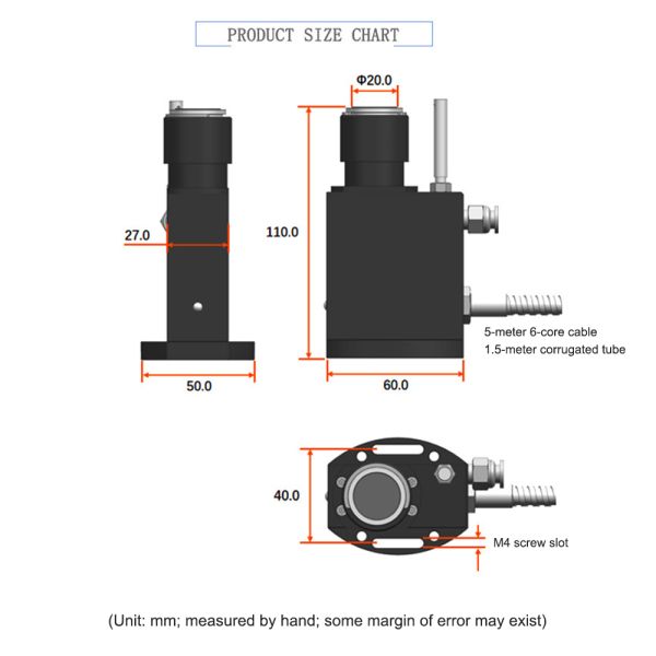 DTS300 Optical Universal Tool Setter 30mm Contact Diameter 0.001mm Accuracy Normally Open IP68 Oil Resistant CNC Machining