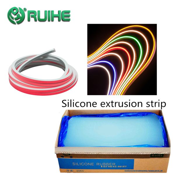 Flexible High Transparent Liquid Silicone Rubber Extrusion Led Strip Hose