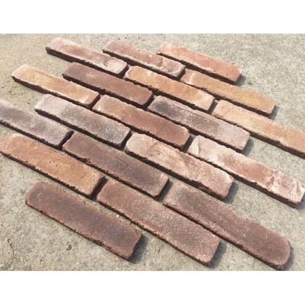 3D Brick Veneer , Indoor Brick Wall Tiles For Hospital / University with very antique type shape