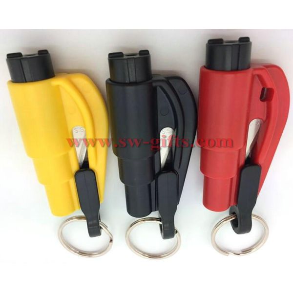 3 in 1 Emergency Mini Safety Hammer Auto Car Window Glass Breaker Seat Belt Cutter Rescue Hammer Car Life-saving Escape
