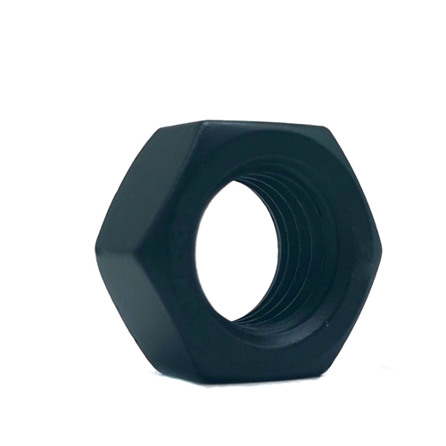 Stainless Steel Ss304 Low Profile Hex Nut Black PTFE Coated For Industry