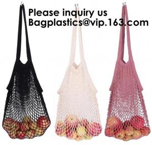 Buy cheap Cotton Packing Bags For Fruit &amp; Vegetables, Organic Cotton Mesh Bags, Drawstring Cotton Net Bags, bagease, bagplastics product
