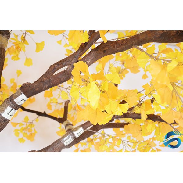 Customize Artificial Autumn Tree Decor , Faux Blossom Trees Wood Material