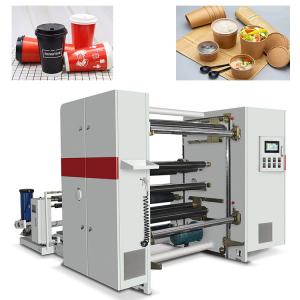 China 30-400g/M2 1600MM Paper Roll Slitting Machines For Lunch Food Takeaway Boxes on sale