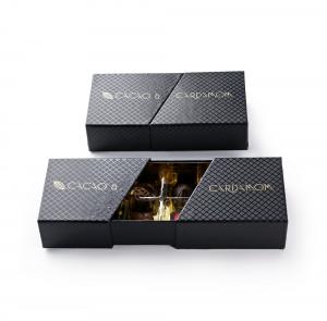 Buy cheap 2 Layer Empty Chocolate Truffle Boxes Luxury Paper Packaging Paperboard product