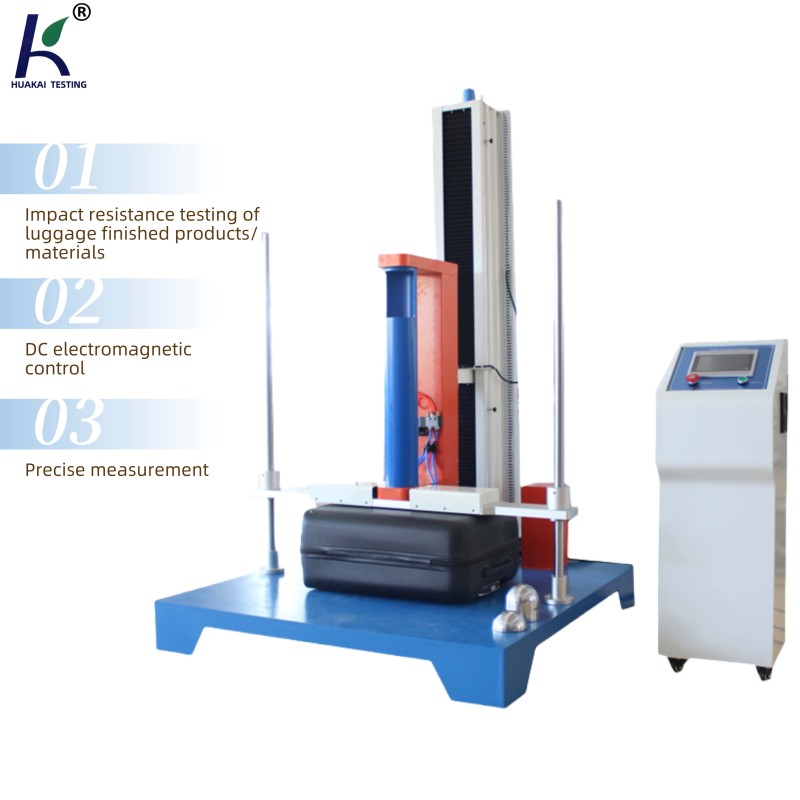 Impact Head Drop Impact Testing Equipment Luggage Durability and Damage Degree Tester